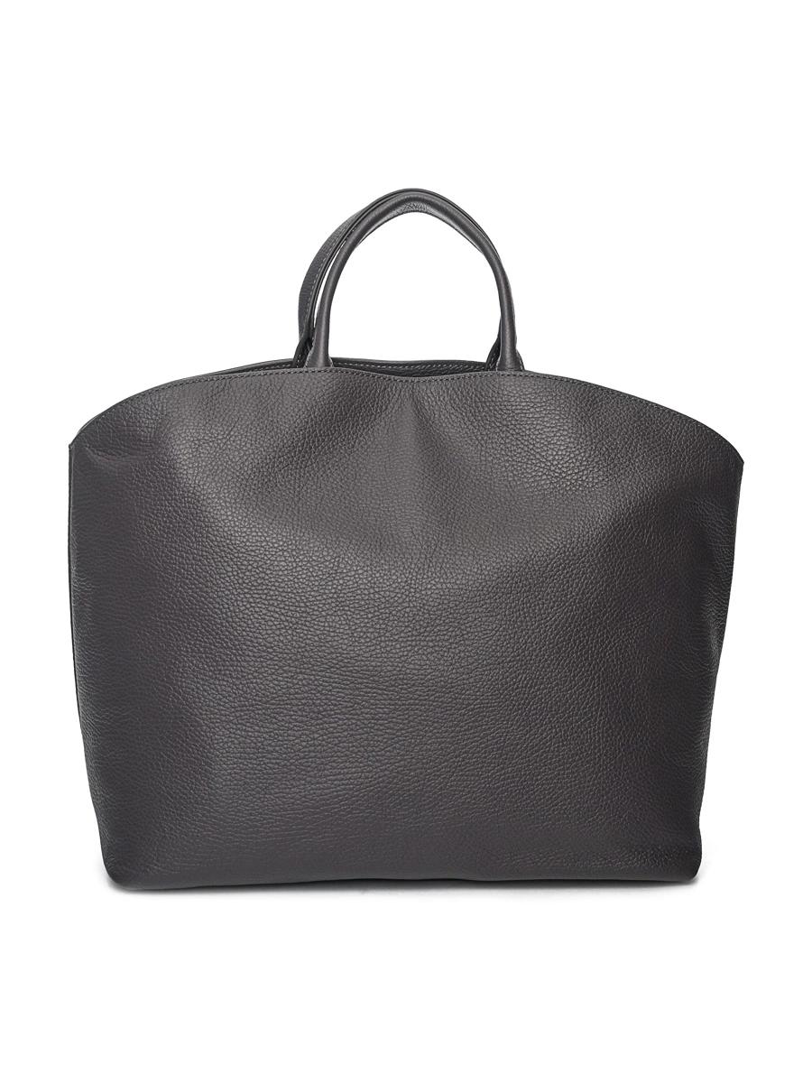 Сумка серого цвета со съемным плечевым ремнем